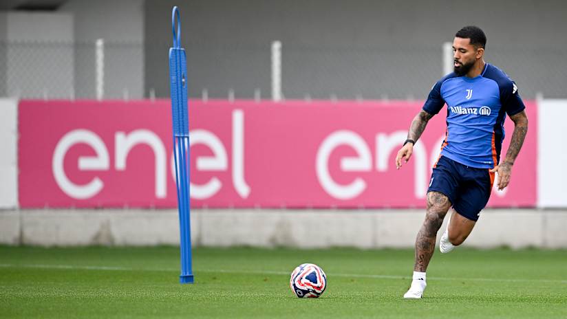L'allenamento della Juventus prima della partenza per gli Stati Uniti